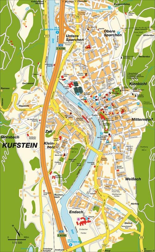 karta куфштайн Austrija