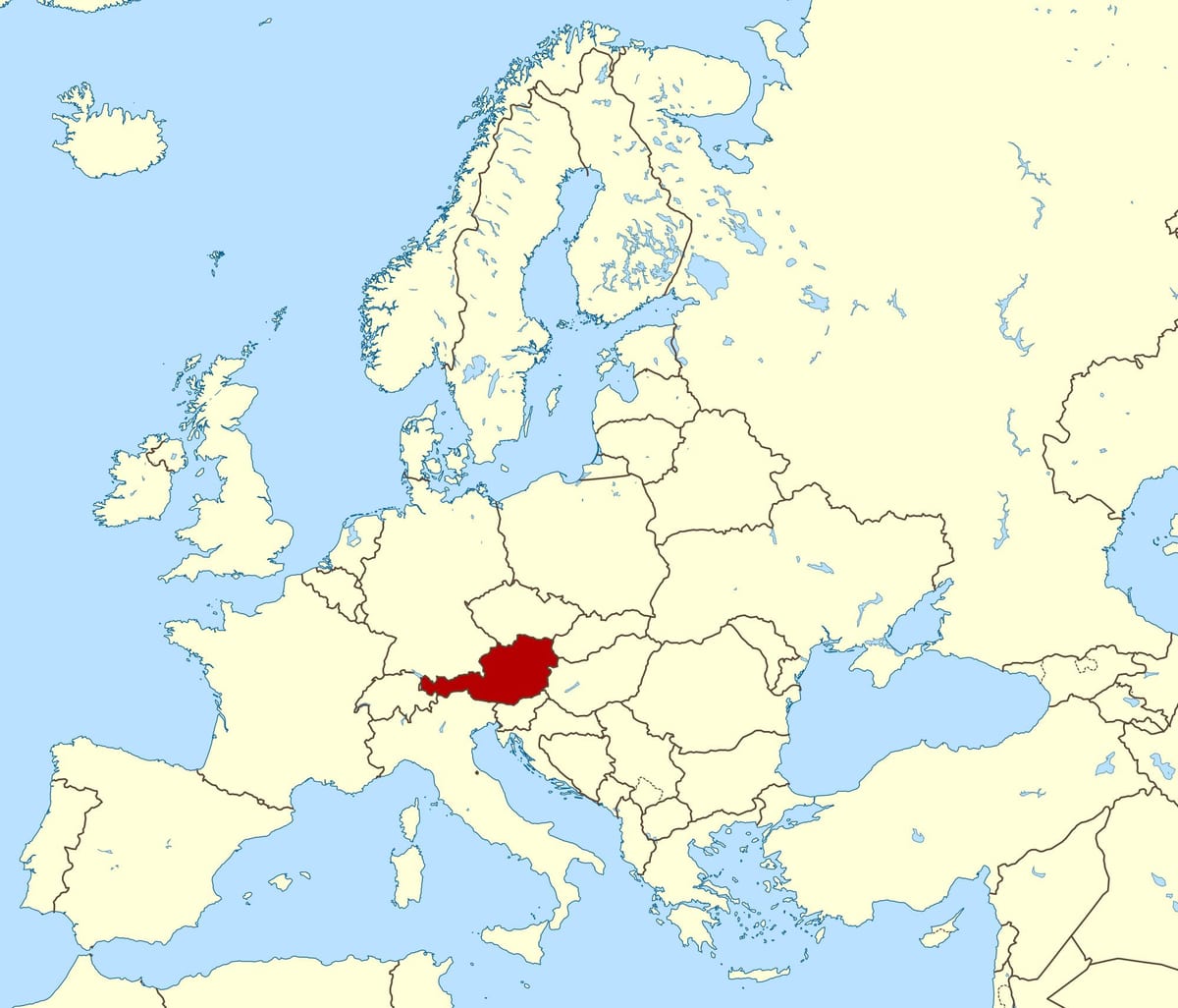 prikaži na karti Austriji