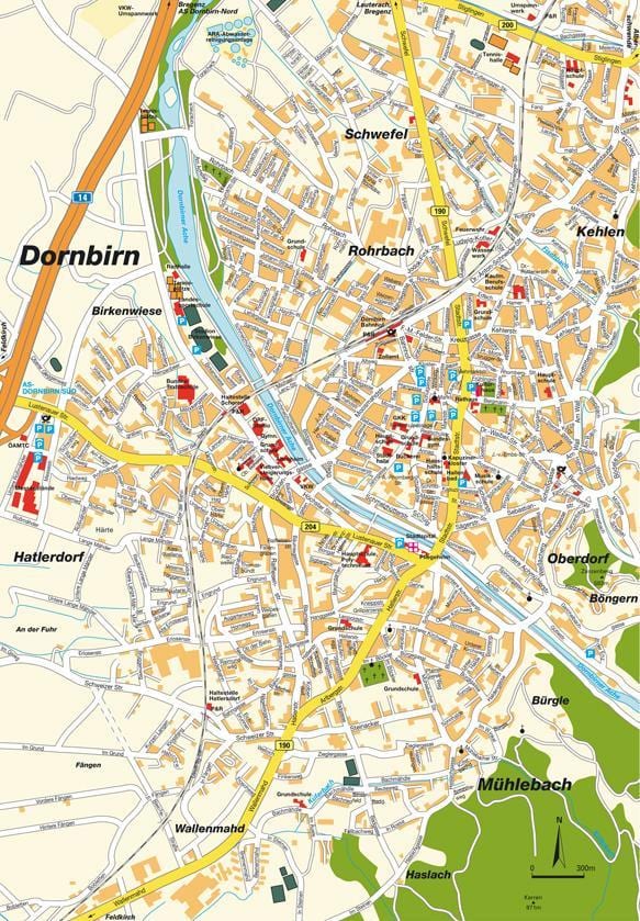 karta dornbirn, Austrija