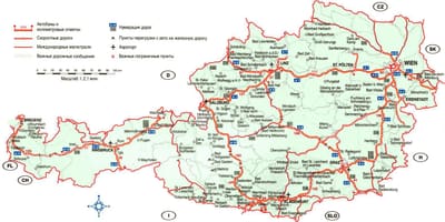 Karta кремс Austrija