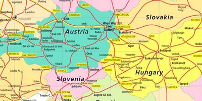 Austrija željeznica karti