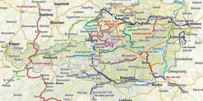 Karta Austrije Biciklizam