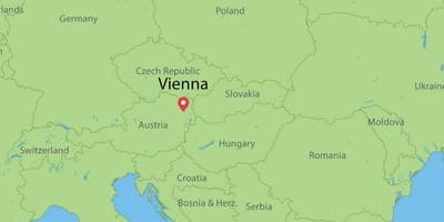 Austrija zemlja na karti svijeta