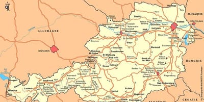 Karta Beč Austrija