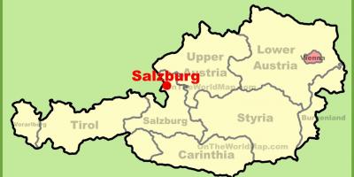 Austrija Salzburg karti