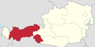 Austrija Tirol kartica